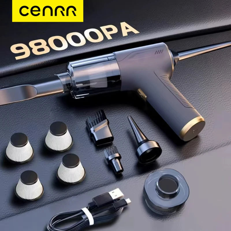 CENRR 98000PA Portable Cordless Car Vacuum Cleaner