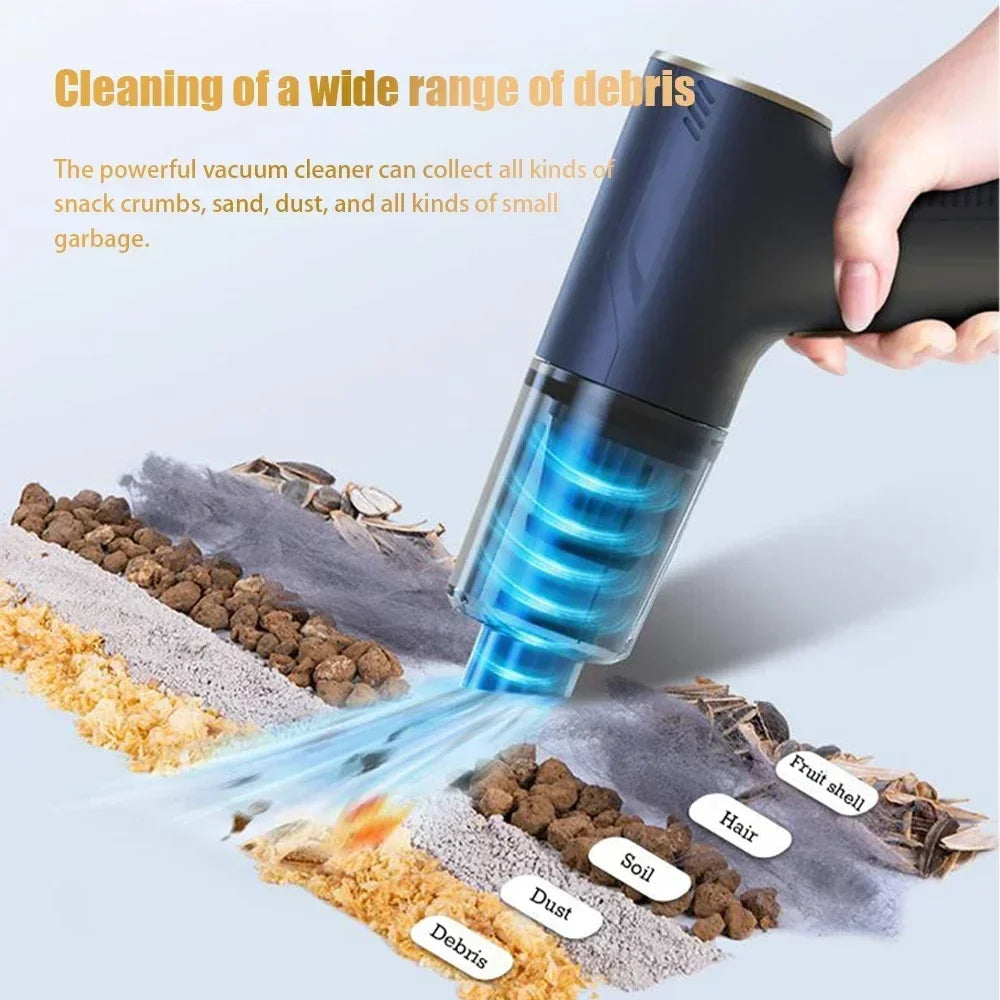 CENRR 98000PA Portable Cordless Car Vacuum Cleaner